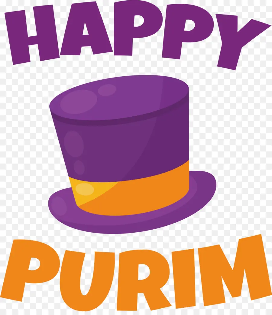 Purim，Mor Şapka PNG