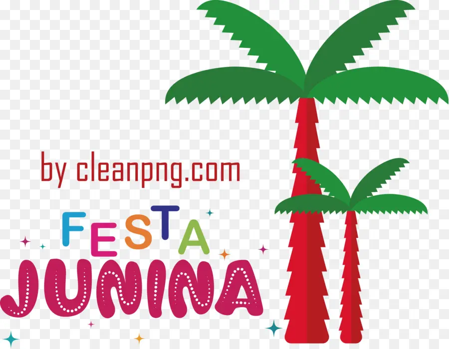 Festa Junina，Palmiye Ağaçları PNG