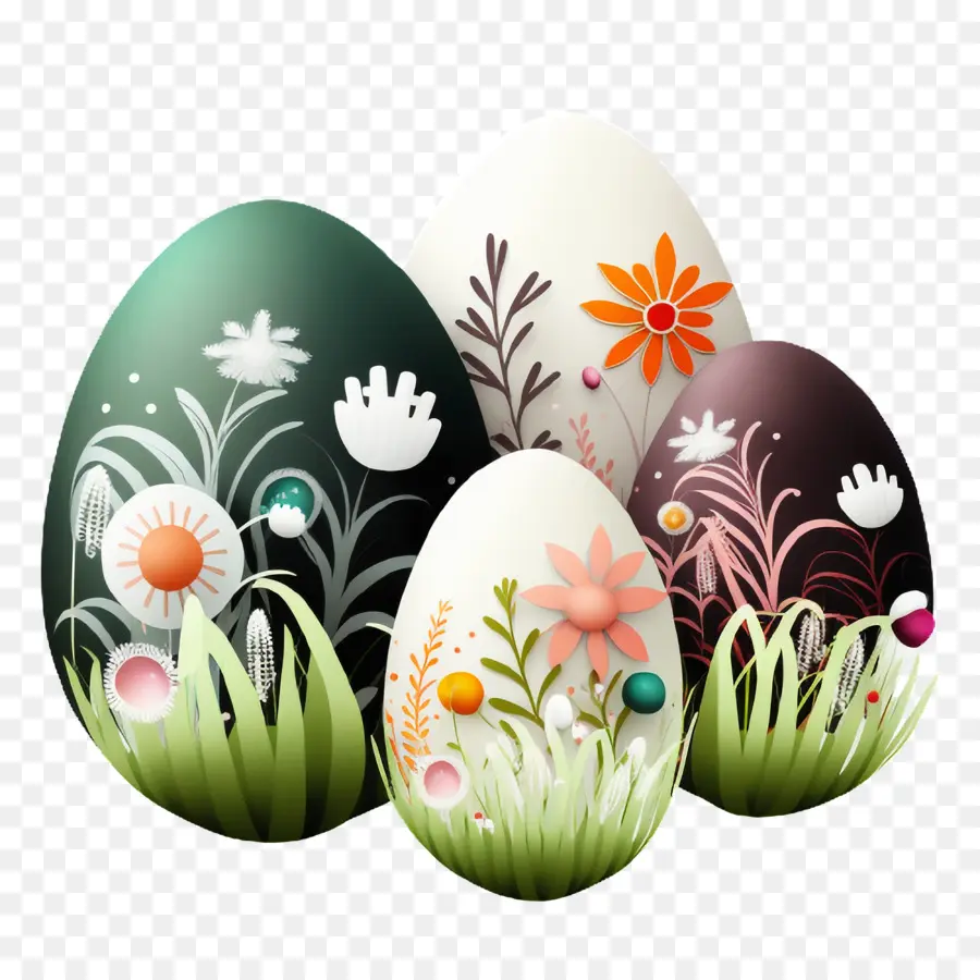 Paskalya Yumurtaları，Ot PNG