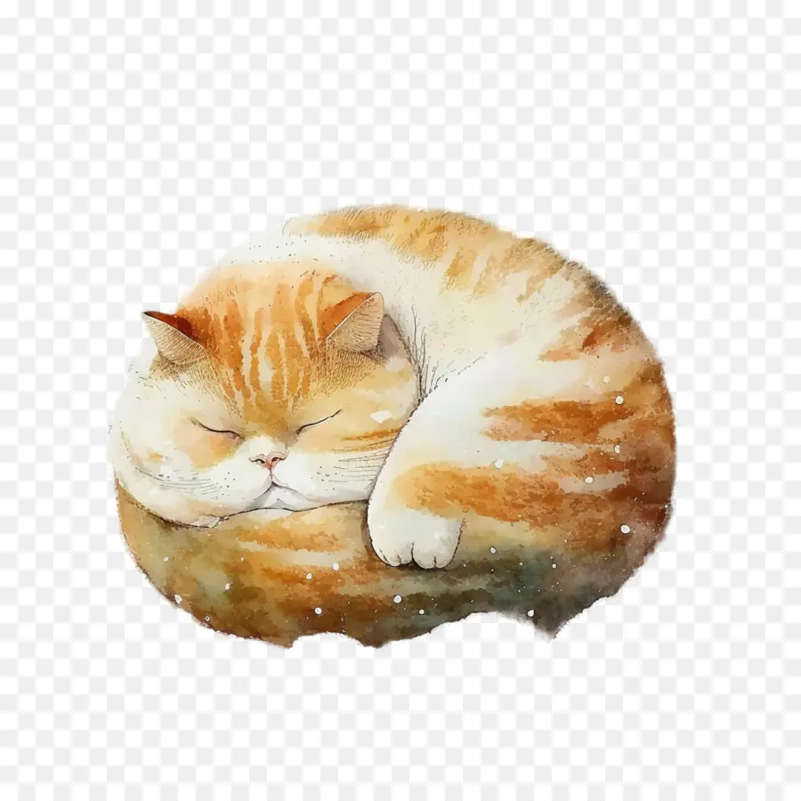 Suluboya Kedi，Sevimli Kedi PNG