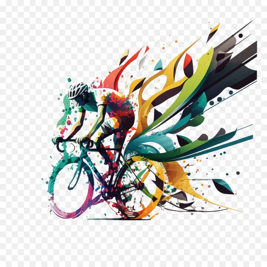 Dünya Bisiklet Günü，Soyut Bisiklet PNG