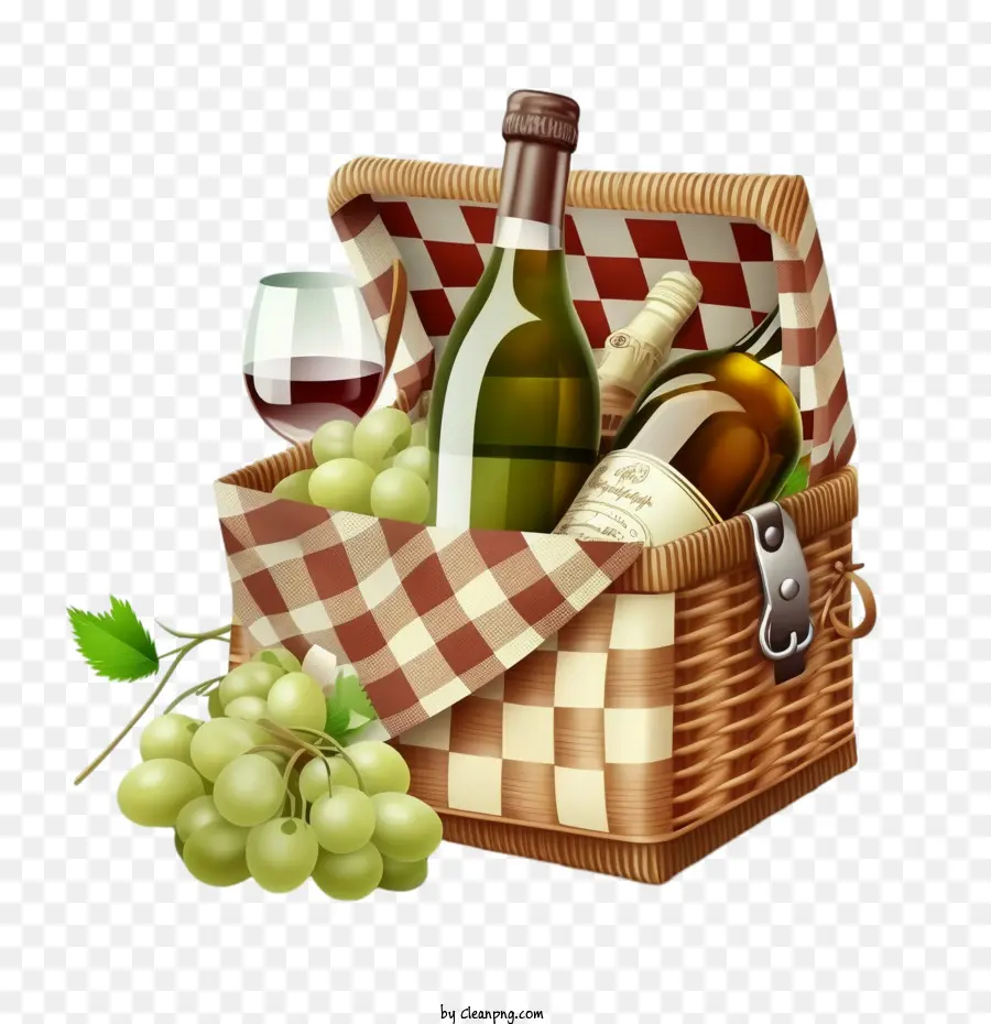 Piknik Sepeti，şarap PNG