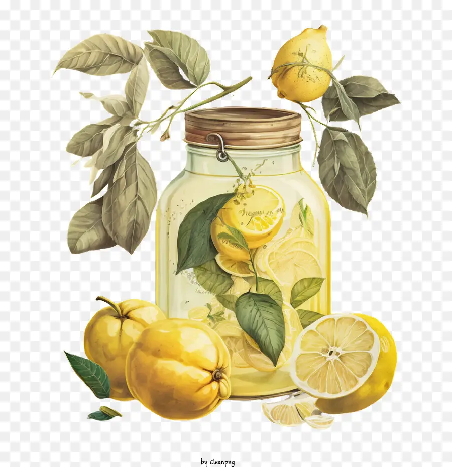 Vintage Limonlar，Limonata PNG