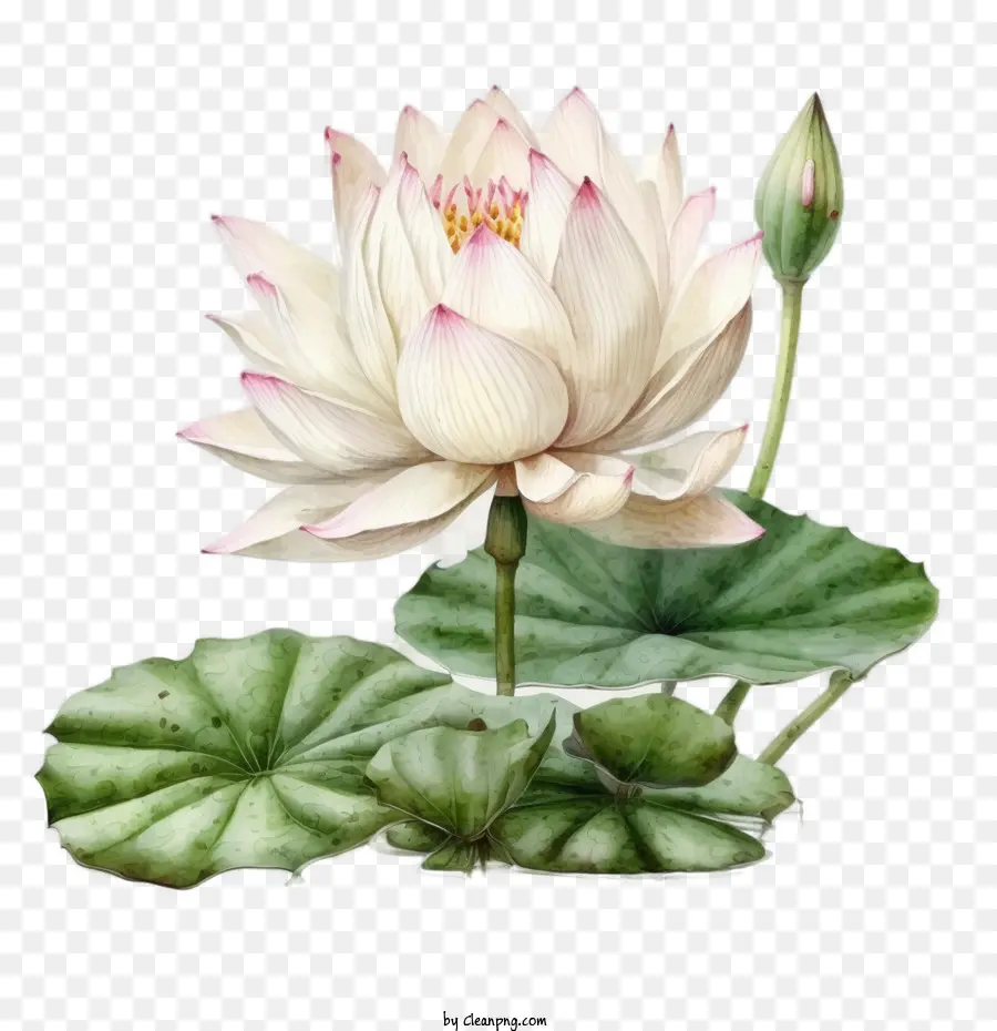Suluboya Lotus，Lotus Yaprağı PNG