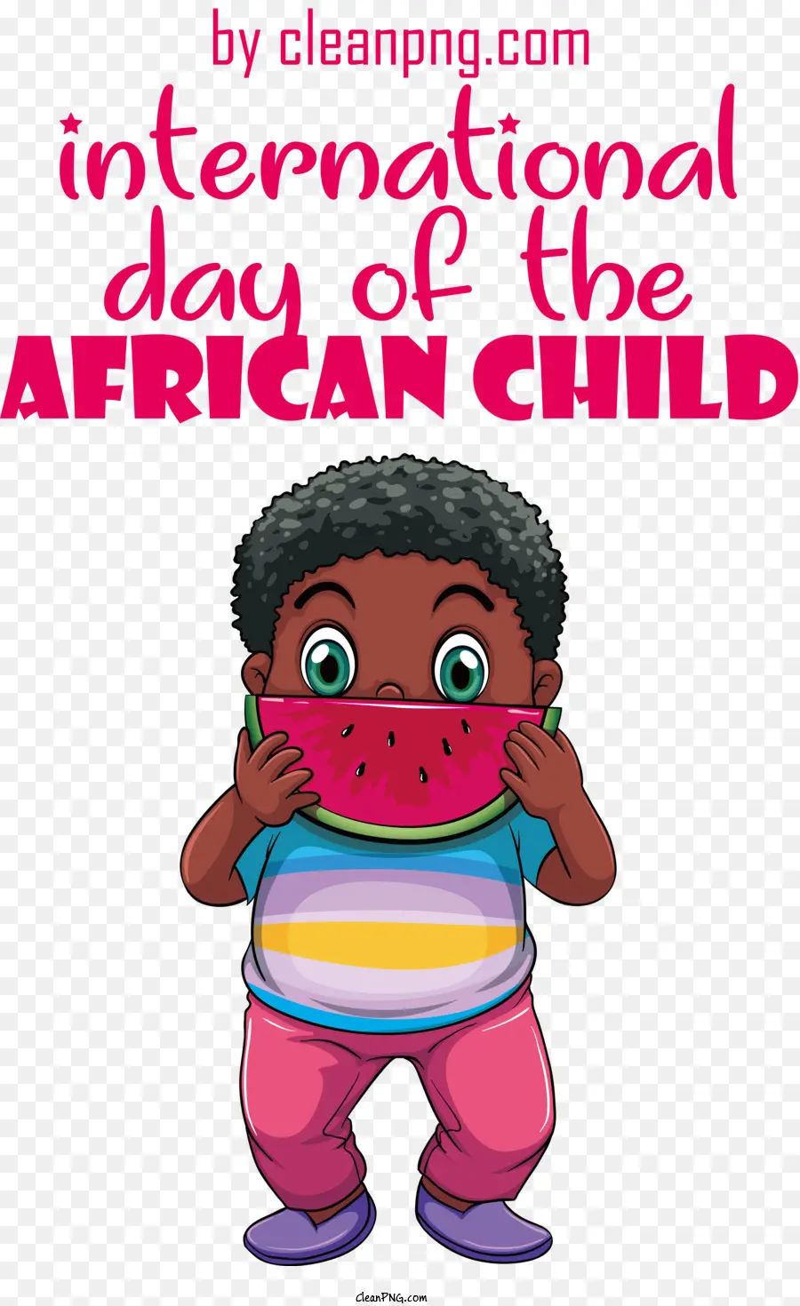 Afrikalı çocuk，Afrika Uluslararası Çocuk Günü PNG