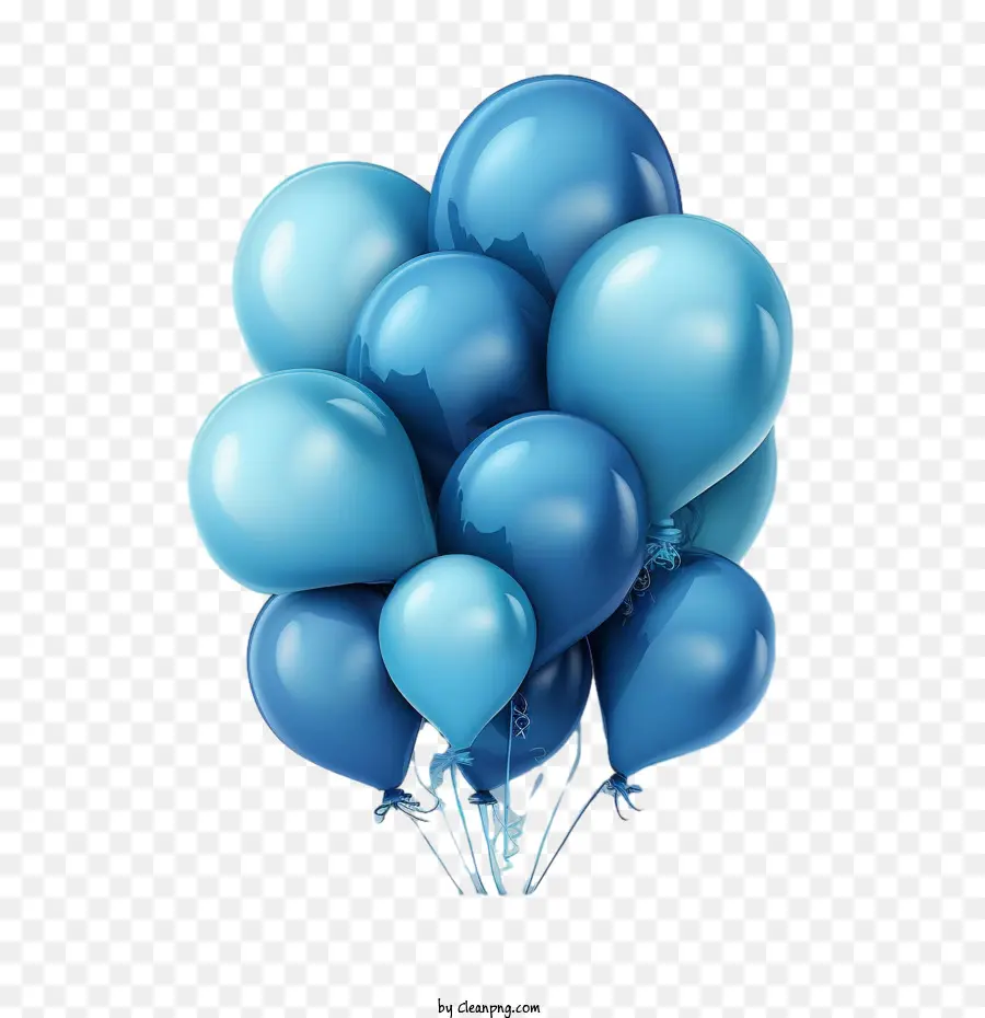 Mavi Balonlar，Gerçekçi Balonlar PNG