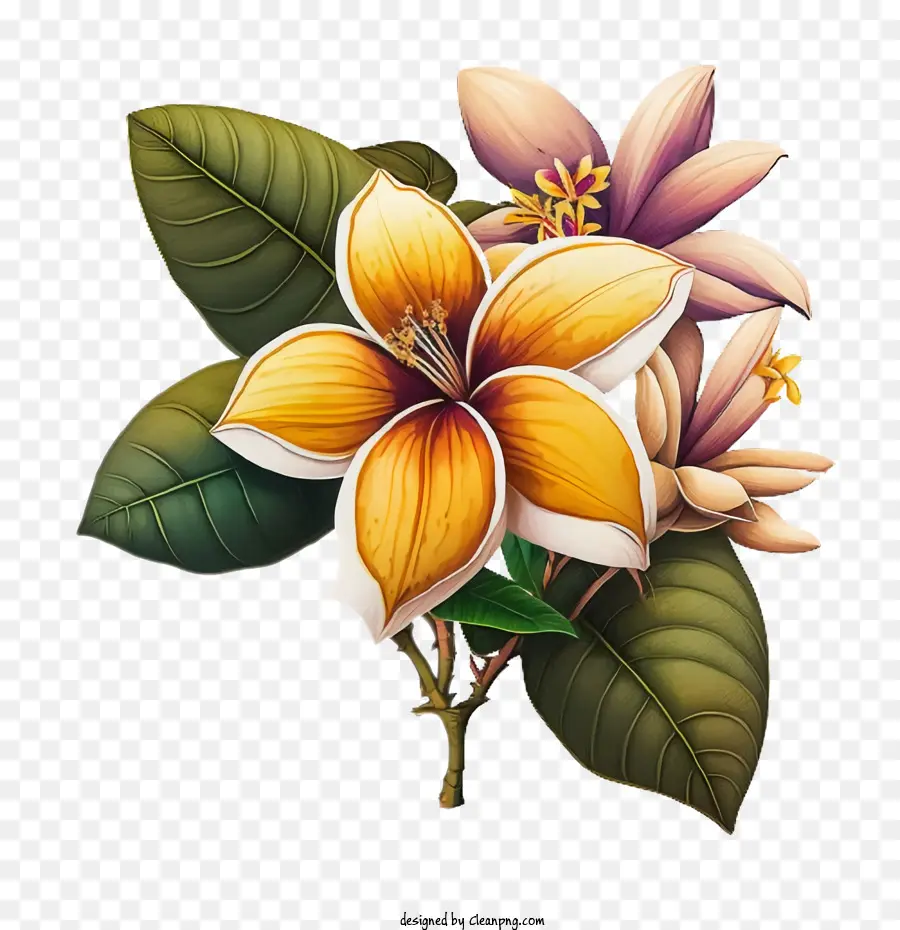 Karikatür Champa，Champa çiçek PNG
