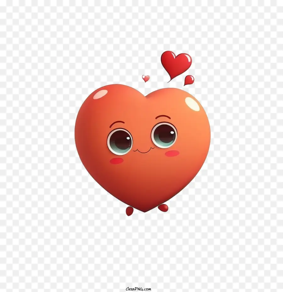 Karikatür Kalp，Tatlı Kalp PNG