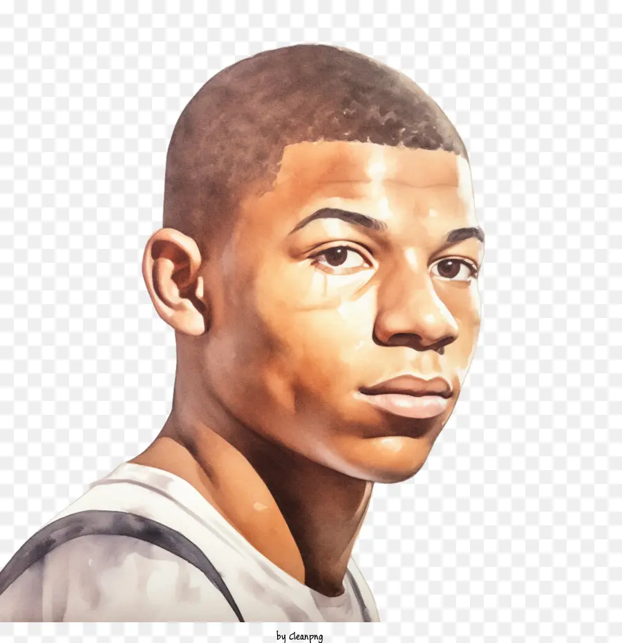 Kylian Mbappe，Portre PNG