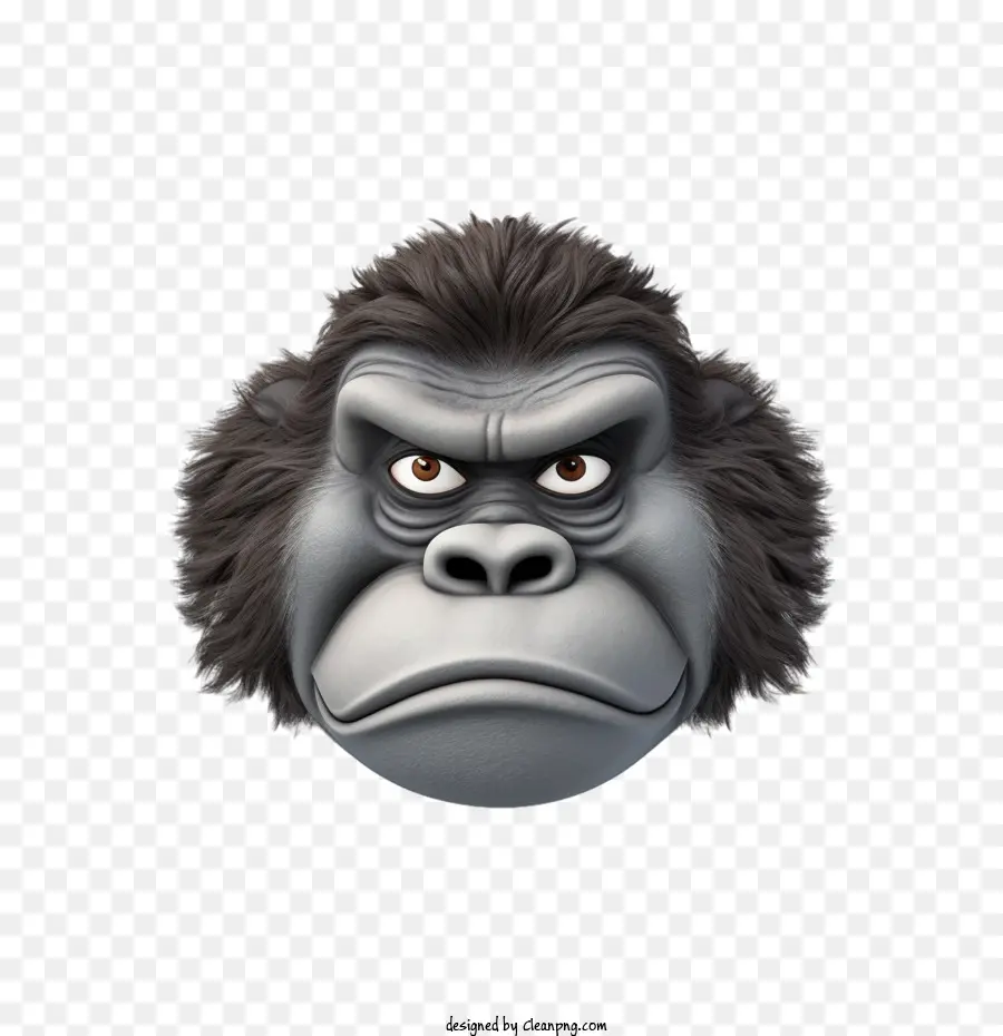 Goril，Goril Emoji PNG