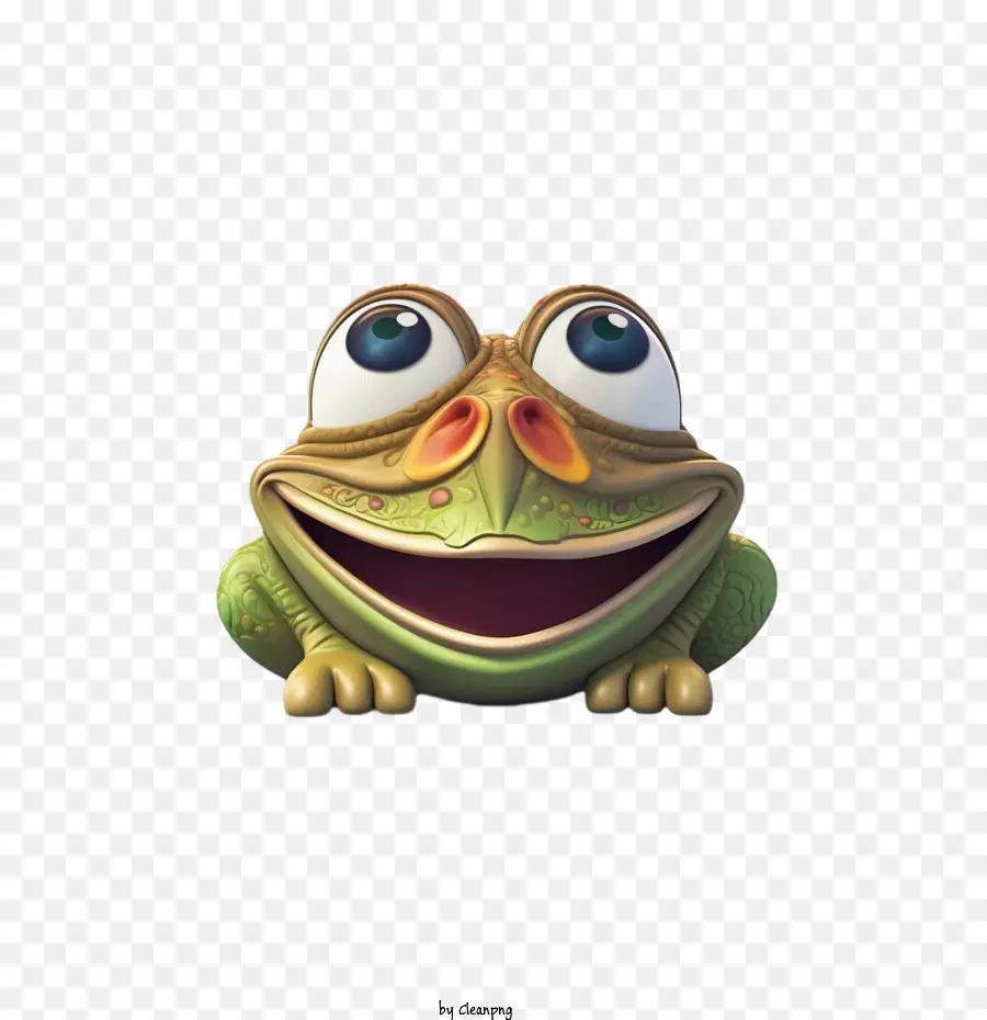 Kurbağa，Gülümseyen PNG