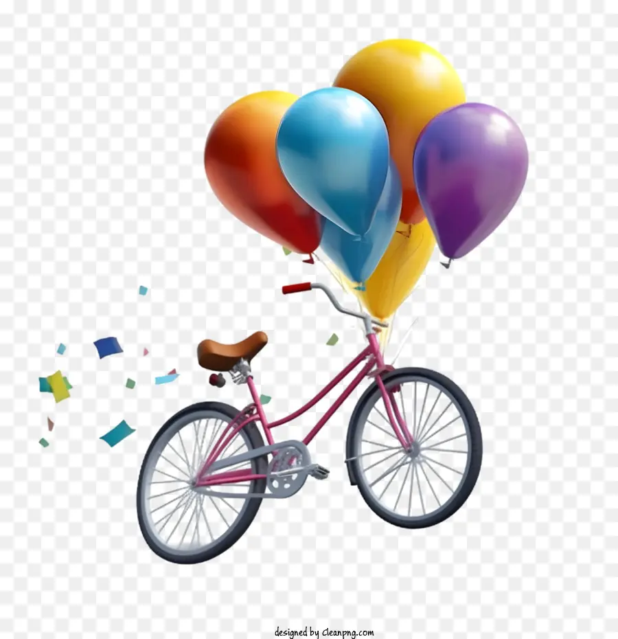Bisiklet，Balonlar PNG