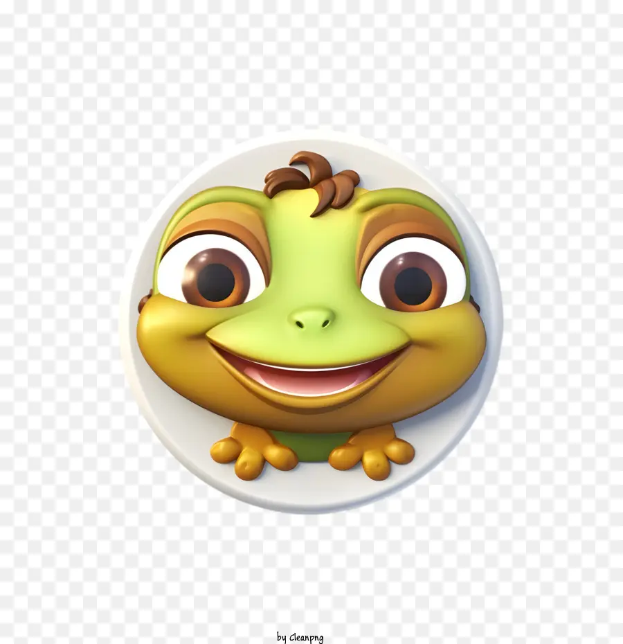 Emoji，Sevimli Kurbağa PNG