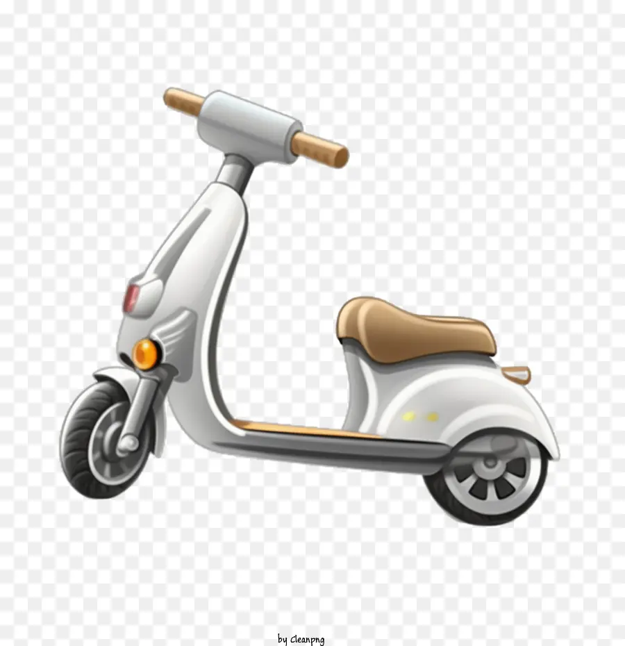 Kick Scooter，Beyaz Scooter PNG