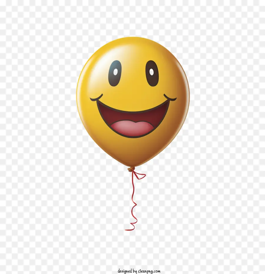 Balon Emojisi，Sarı Balon PNG