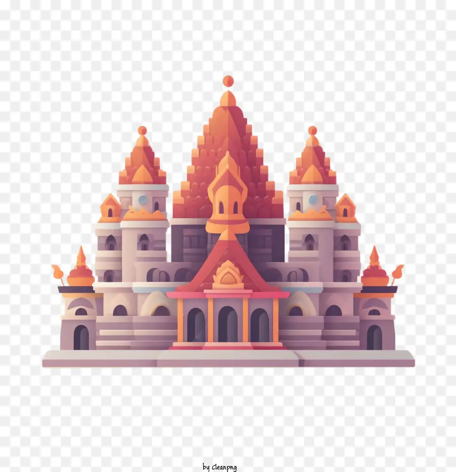 Hindu Tapınağı，Mimarlık PNG