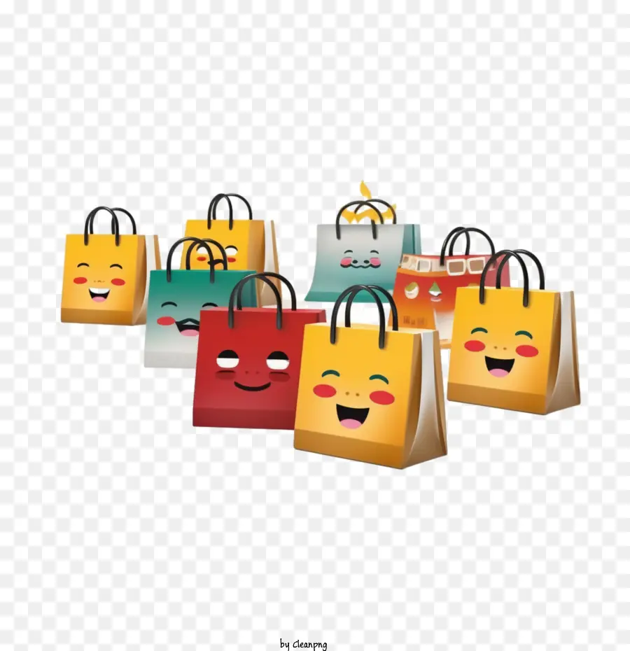 Alışveriş Torbaları，Ifade çantaları PNG