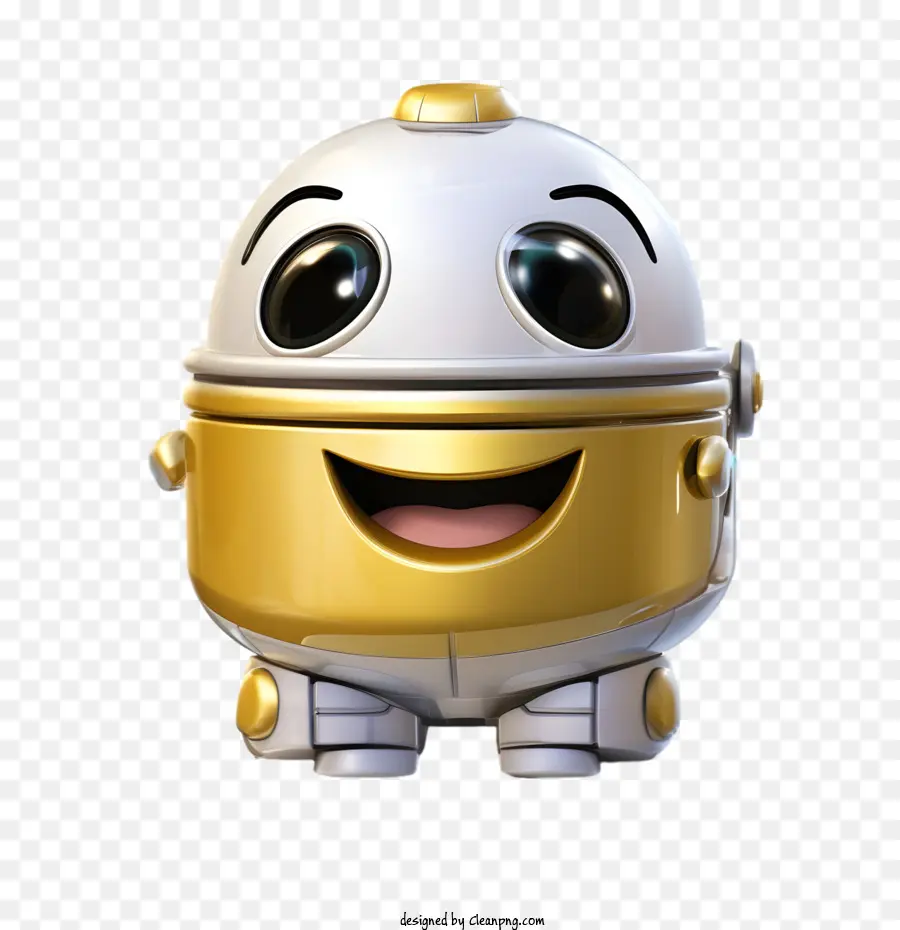 Sevimli Emoji，Robot PNG