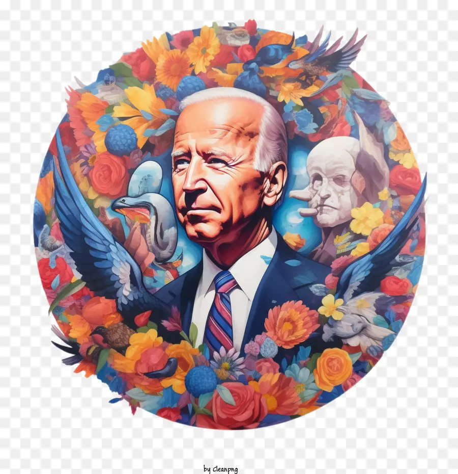 Biden，Portre PNG