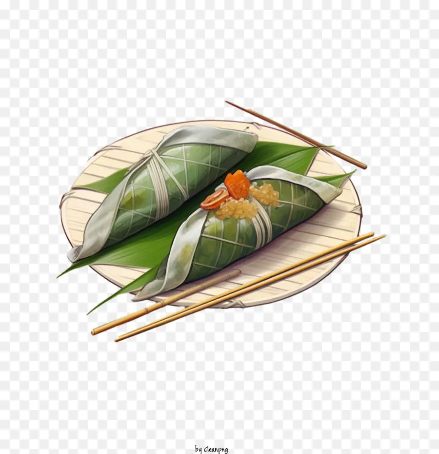 Zongzi，Asya Yemeği PNG