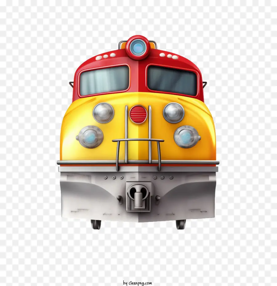 Lokomotif Emojisi，Renkli Tren PNG