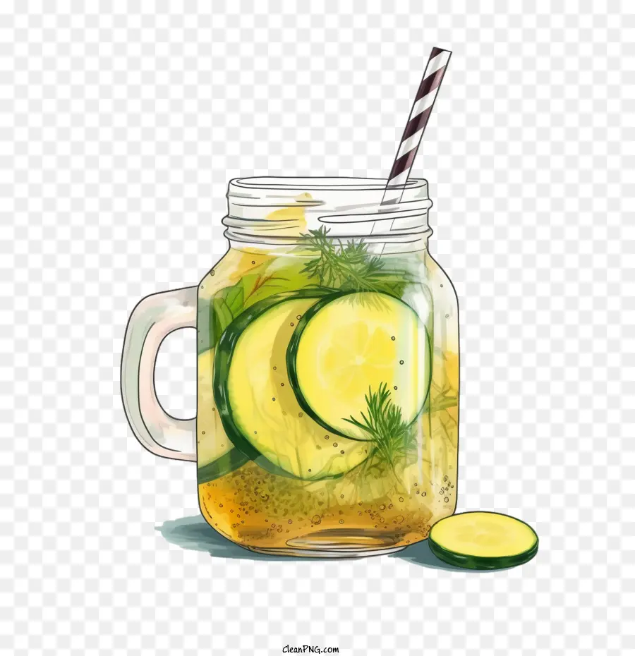 Limonata Içeceği，Salatalık İçeceği PNG