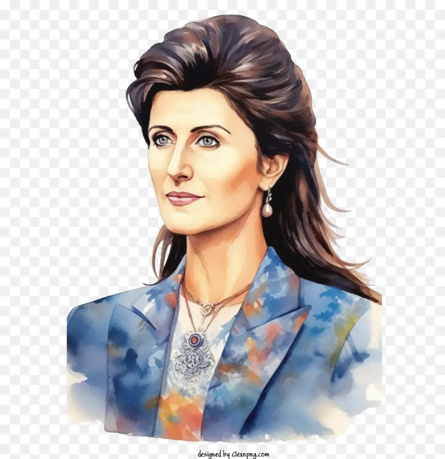 Haley，Kadın Portresi PNG