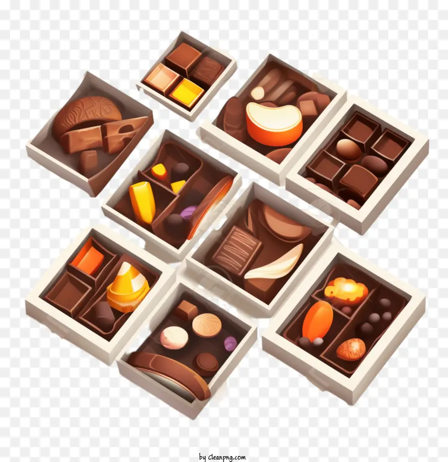 çikolata，şeker PNG