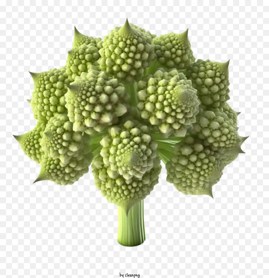 Romanesko，Romanesco Brokoli PNG