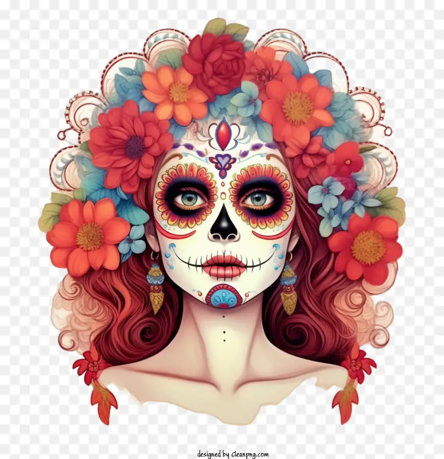 şeker Kafatası，Catrina PNG