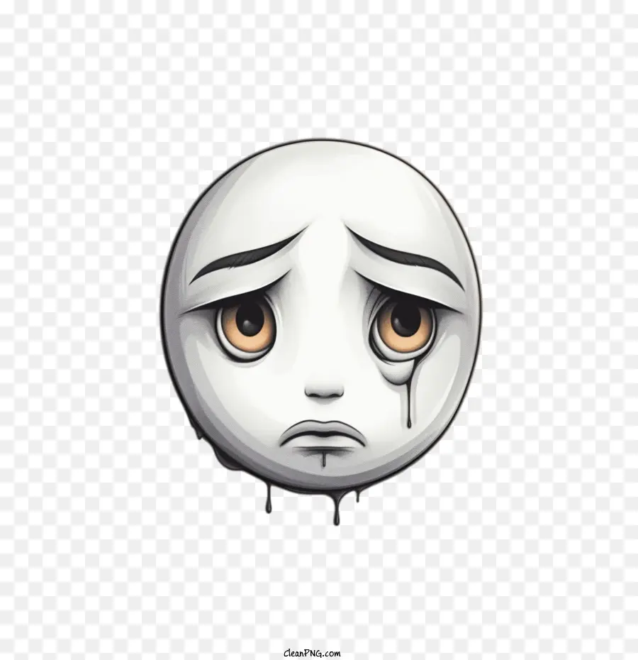 üzgün Emoji，İfade PNG