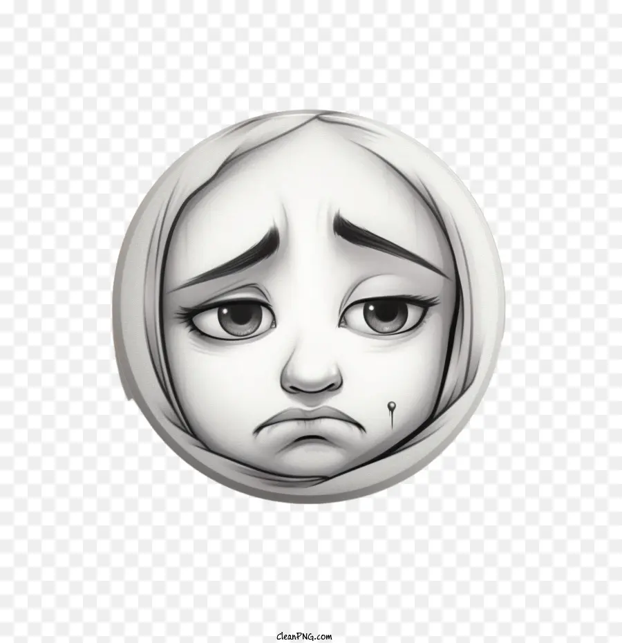 üzgün Emoji，Gülümseyen PNG