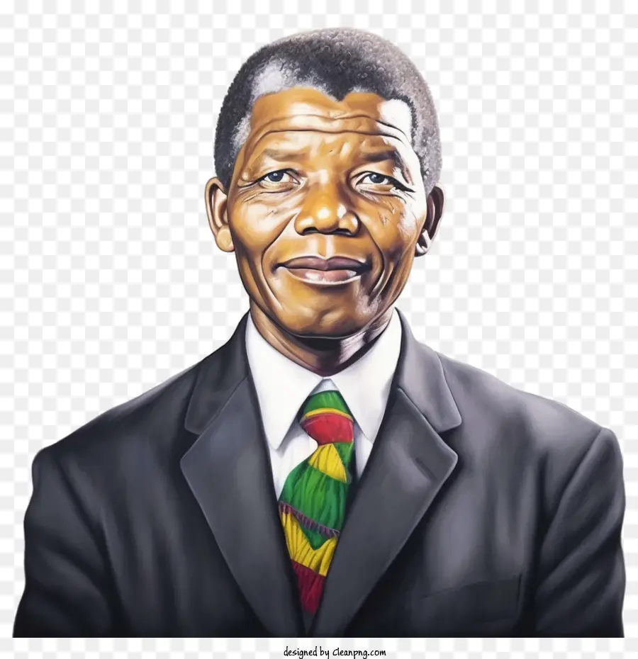 Nelson Mandela，Takım Elbiseli Adam PNG