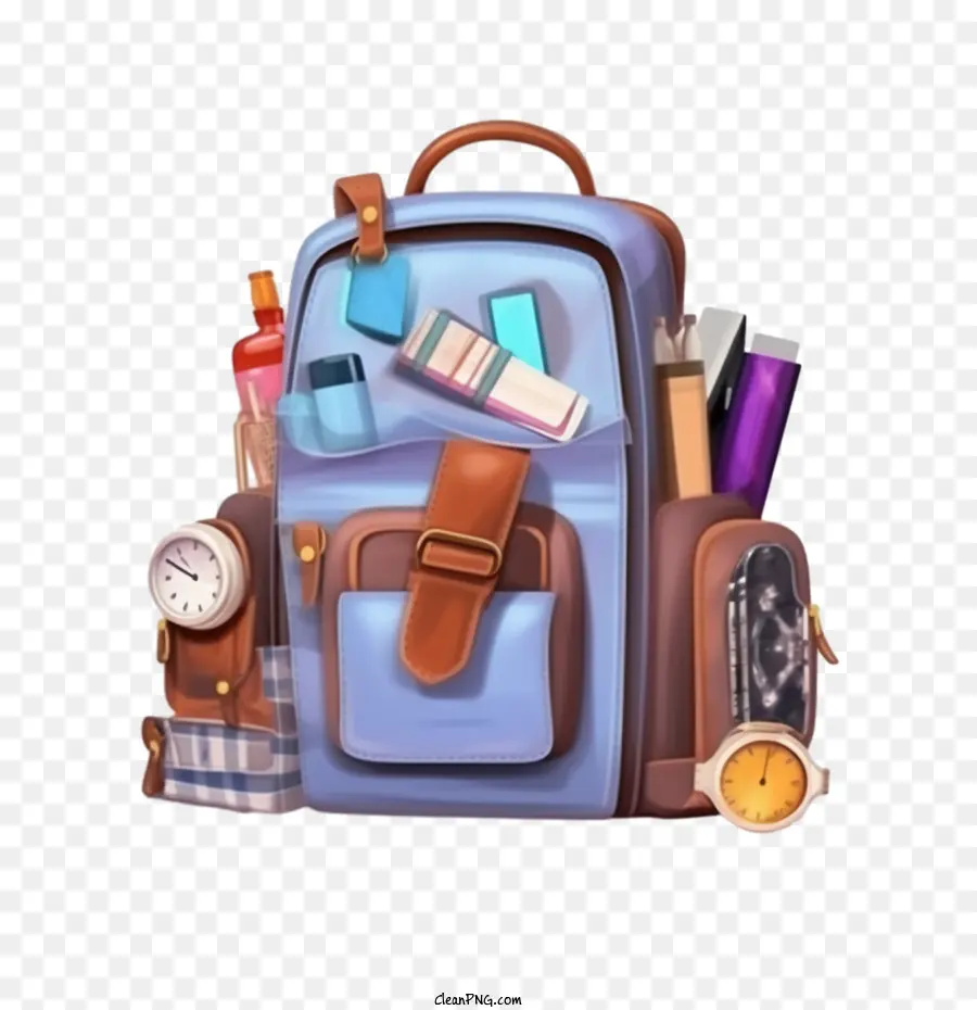 Okul çantası，Sırt çantası PNG