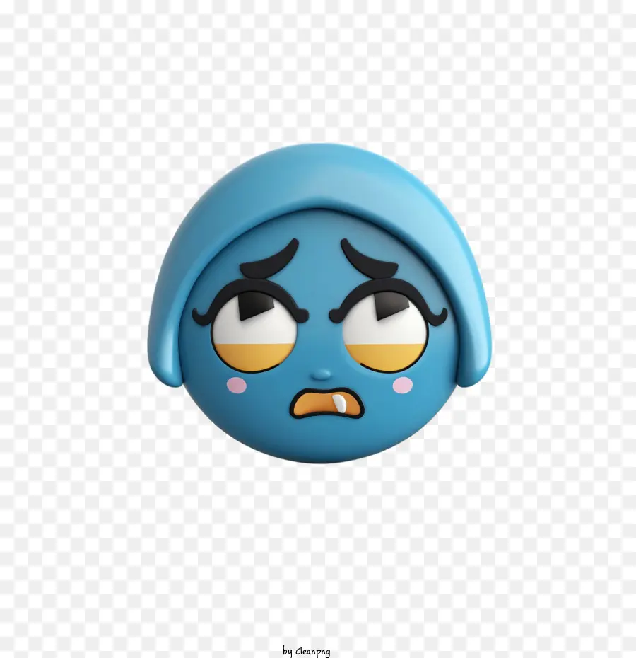 üzgün Emoji，Kızgın PNG
