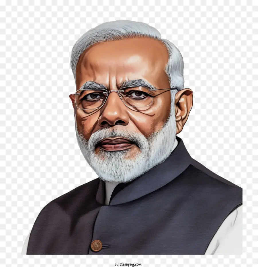 Narendra Modi，Portre PNG