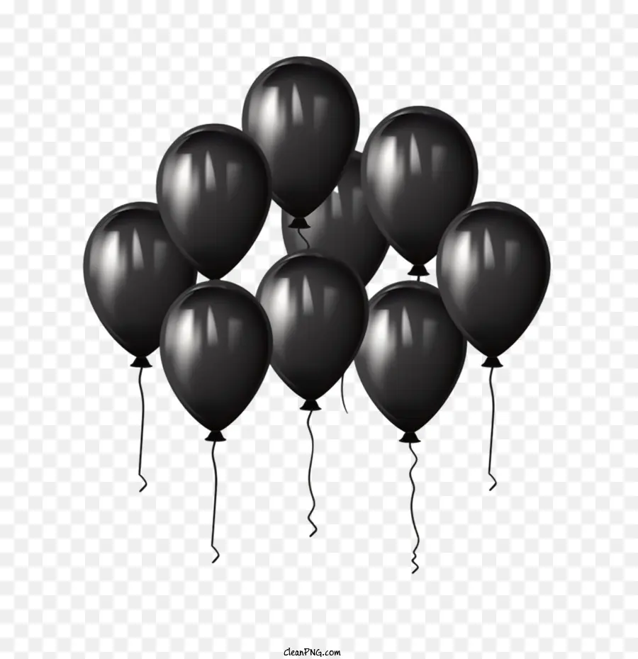 Siyah Balonları，Balonlar PNG