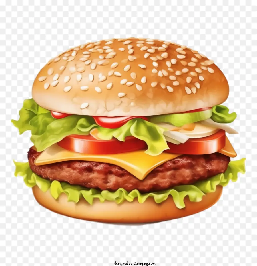 Hamburger，çizburger PNG