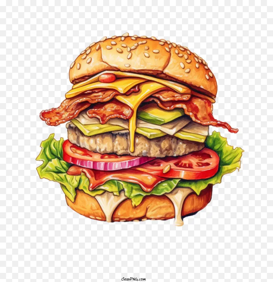 Hamburger，Cheeseburger PNG