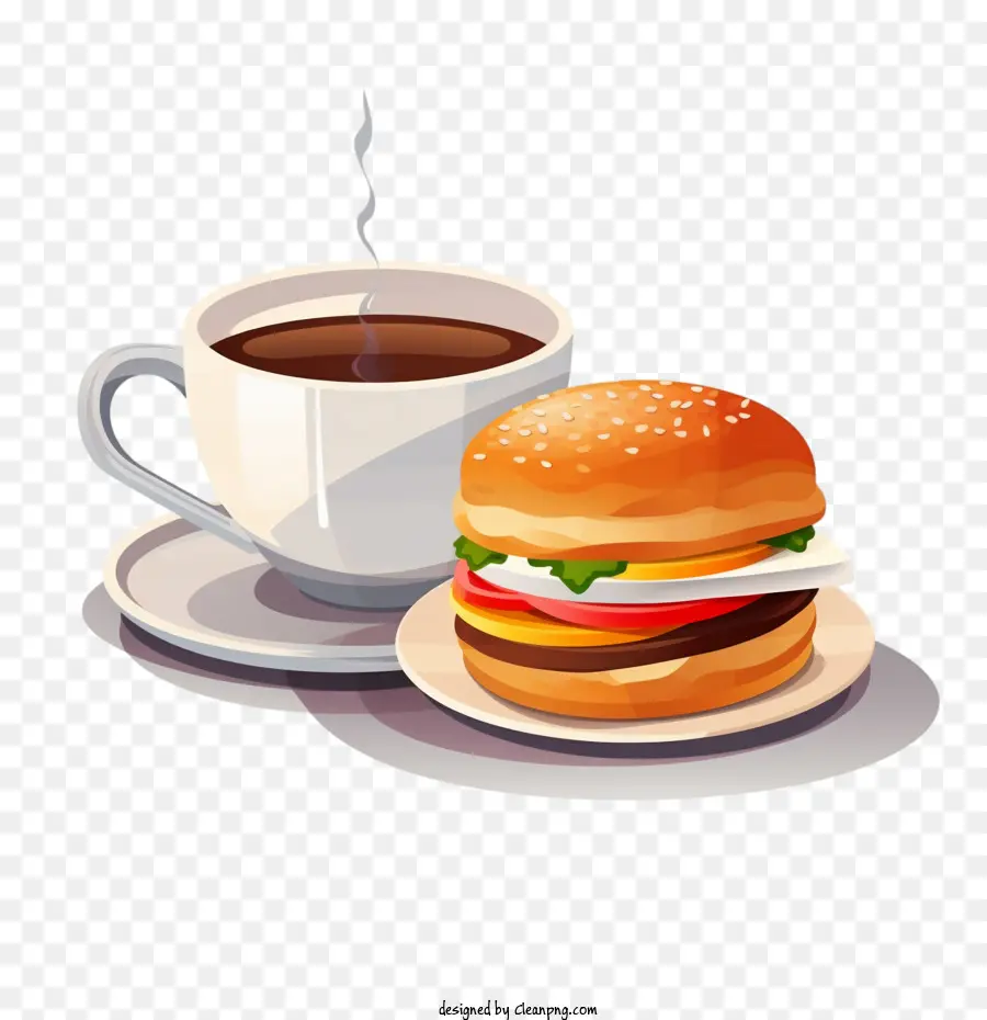 Hamburger，Kahve PNG