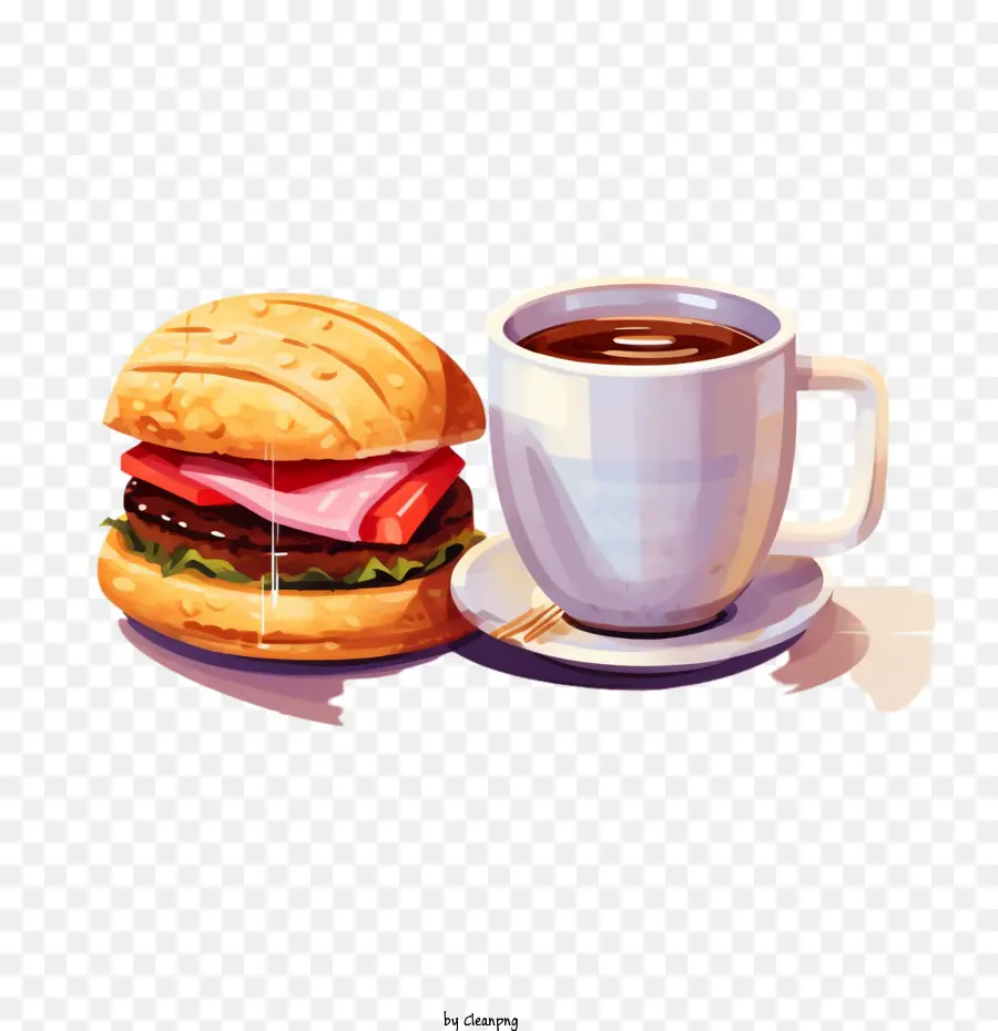 Hamburger，Kahve PNG