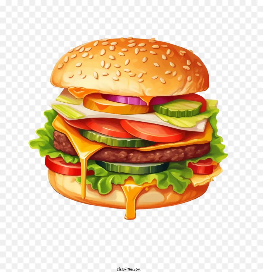 Hamburger，Cheeseburger PNG