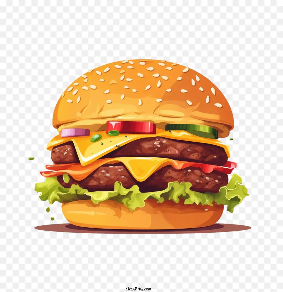 Hamburger，Fast Food PNG