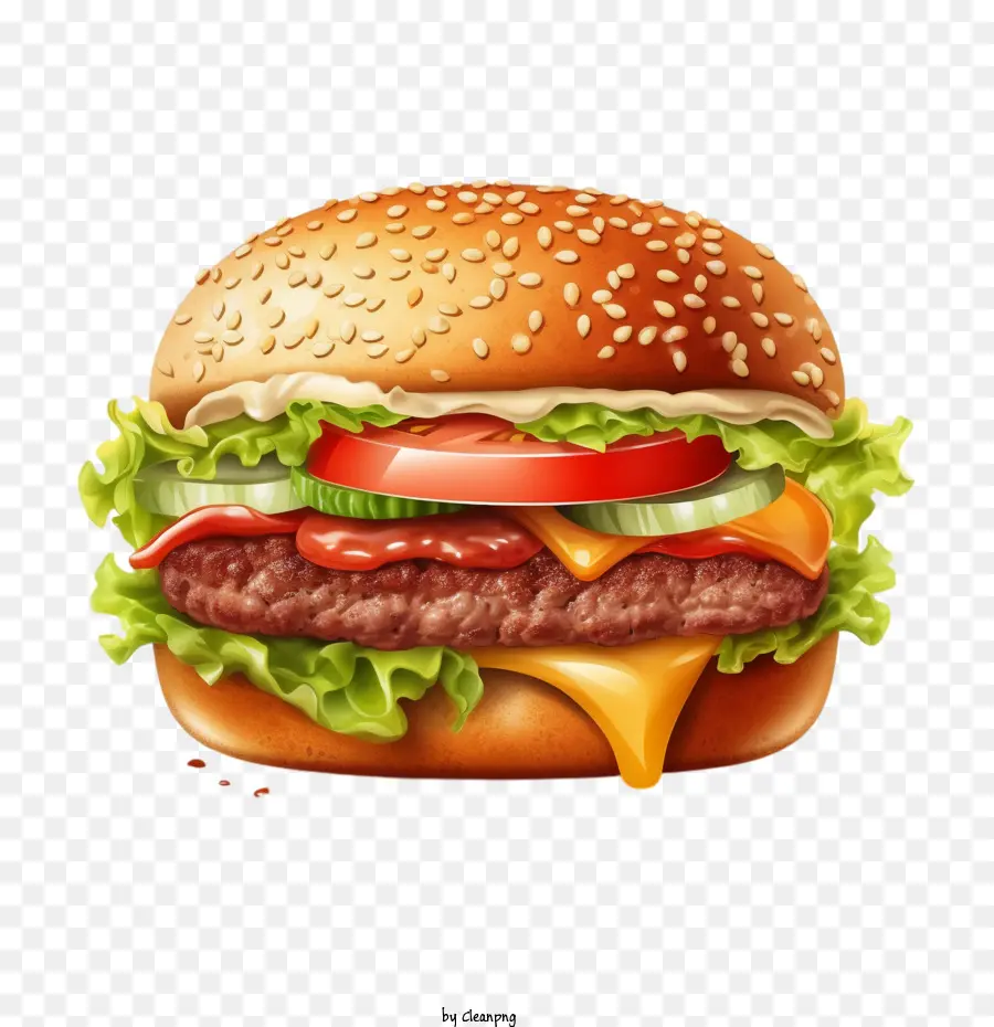 Hamburger，Hızlı Gıda PNG