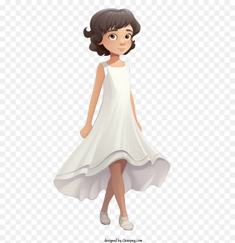 Beyaz Elbise，Kız PNG