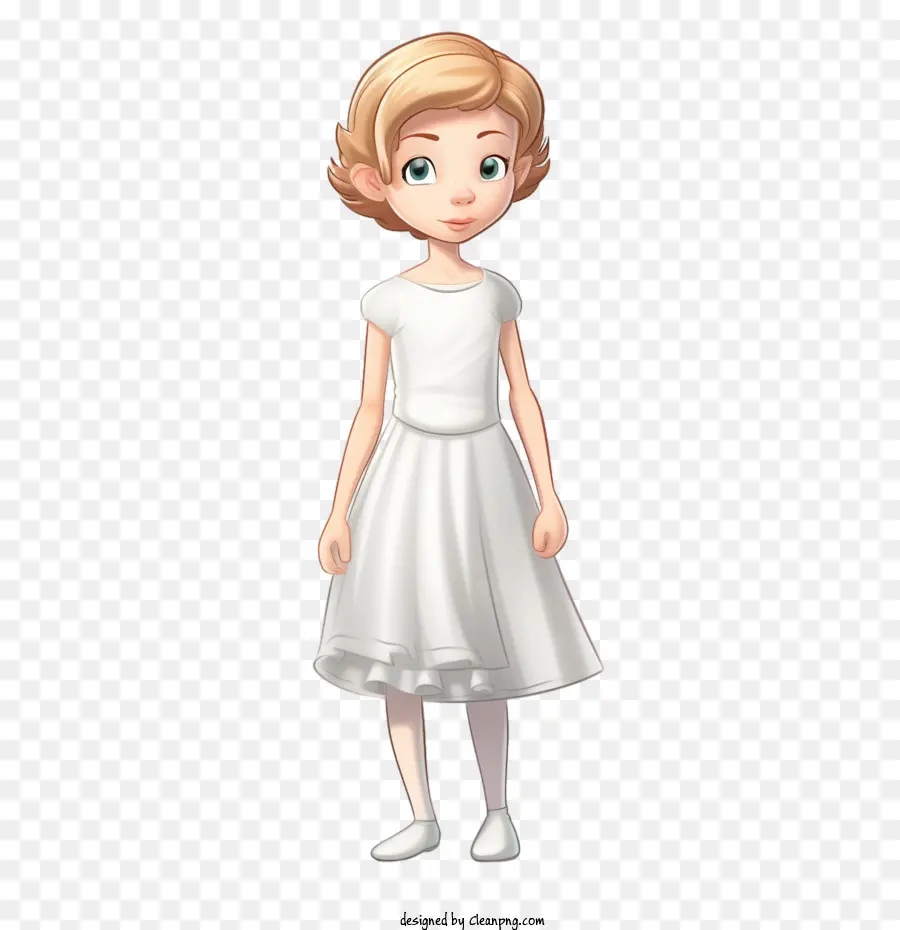 Beyaz Elbise，Kız PNG