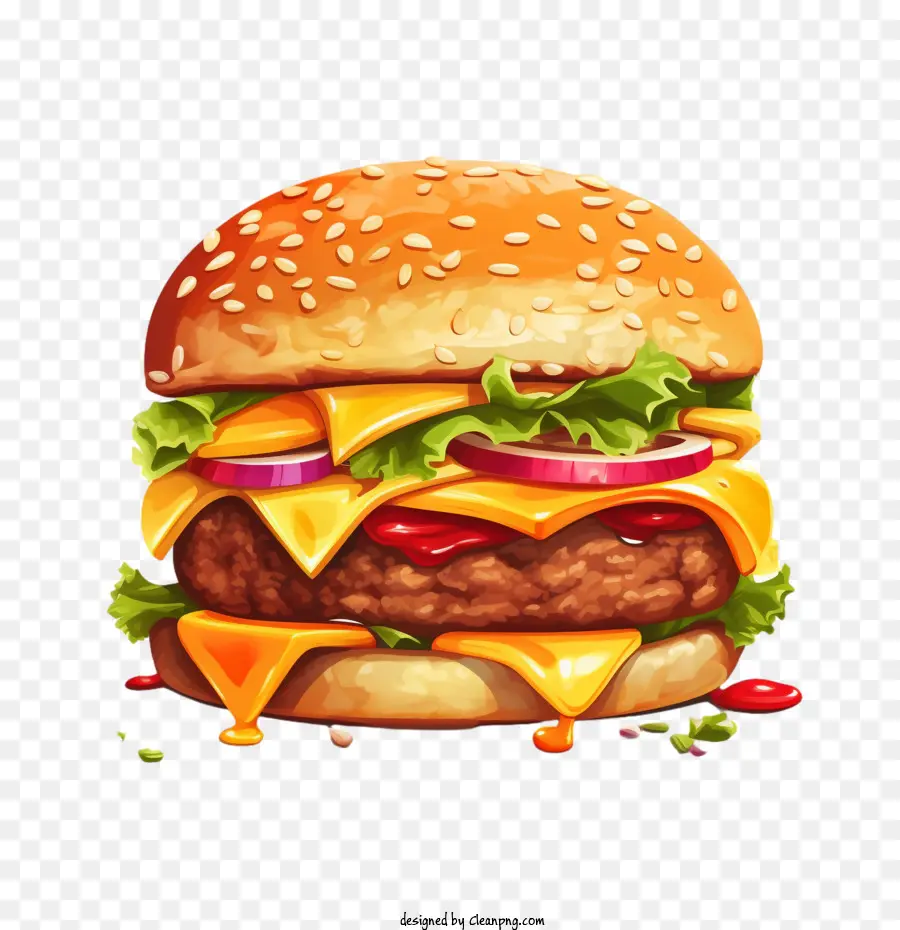 Hamburger，Cheeseburger PNG