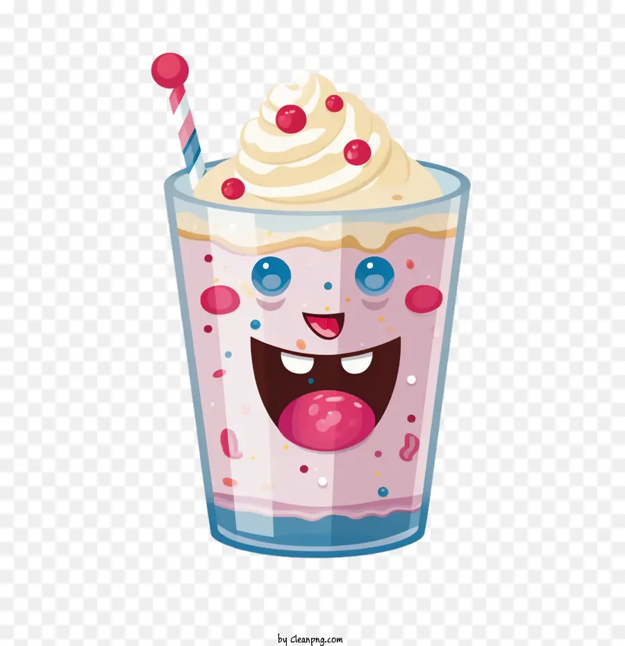 Sevimli Milkshake，Karikatürize Et Milkshake PNG