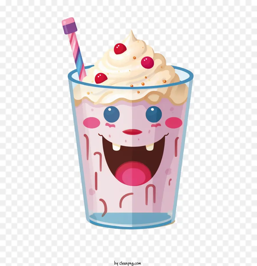 Sevimli Milkshake，Karikatürize Et Milkshake PNG