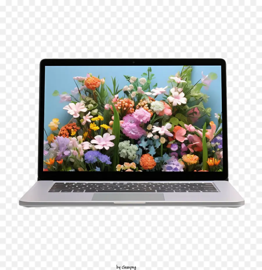Dizüstü Bilgisayar，çiçek Aranjmanı PNG